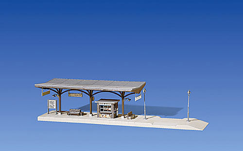 FALLER Covered Platform w/ Accessories Model Kit II HO Gauge 120189