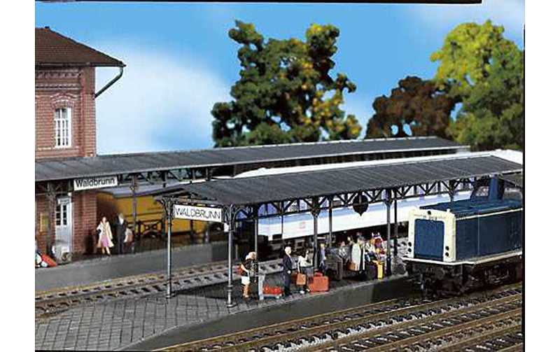FALLER Covered Platforms (2) Model Kit I HO Gauge 120204