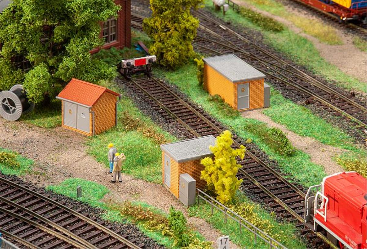 Faller Brick Substations (3) Building Kit HO Gauge 120266