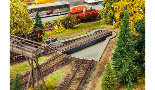 FALLER Segment Turntable (3 Way) Model Kit w/ Servo II HO Gauge 120275