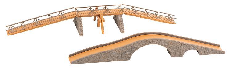 Faller 120526 Footbridges (2) Kit I HO