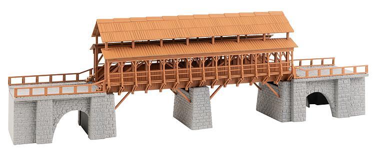 Faller 120527 Wooden Railway Bridge Kit I HO