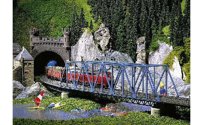 FALLER Girder Bridge 376mm Model Kit III HO Gauge 120560