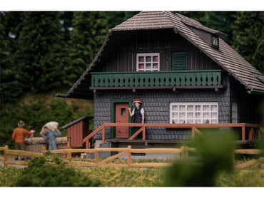 Faller Black Forest House w/Figure Anniversary Kit I HO Gauge 130010