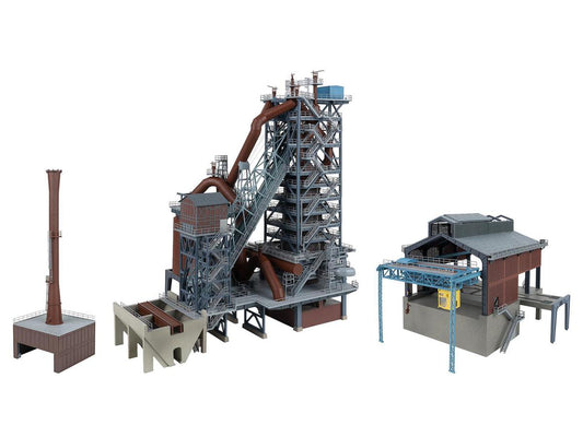 Faller Meiderich Blast Furnace with Casting Hall Kit III HO Gauge 130026