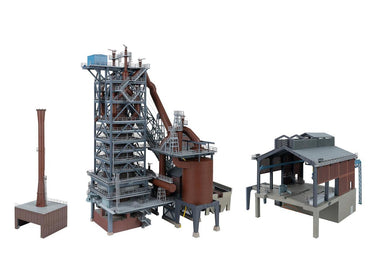 Faller Meiderich Blast Furnace with Casting Hall Kit III HO Gauge 130026