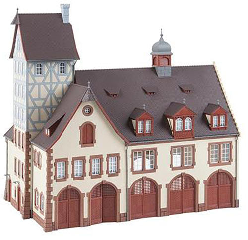 FALLER Central Fire Station Model Kit I HO Gauge 130163