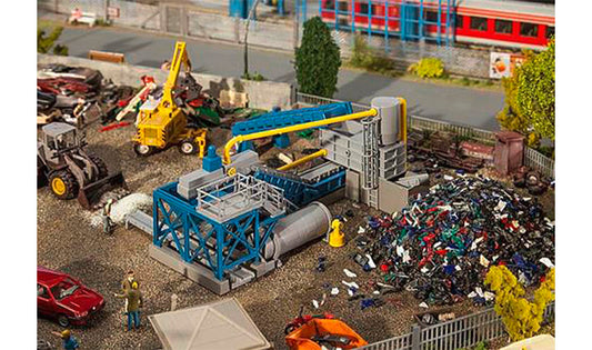 FALLER Scrap Metal Processor Model Kit IV HO Gauge 130186
