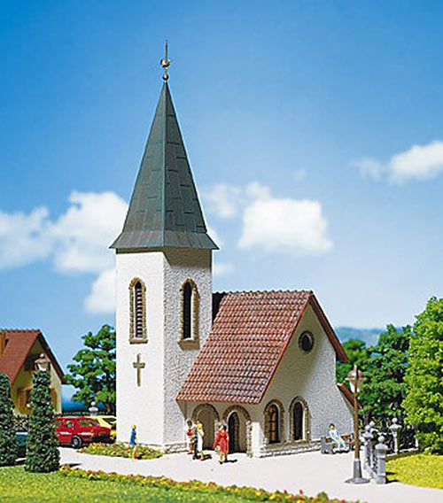 FALLER Village Church Model Kit II HO Gauge 130240