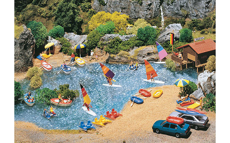 FALLER Boats and Windsurfing Boards Model Kit V HO Gauge 130283