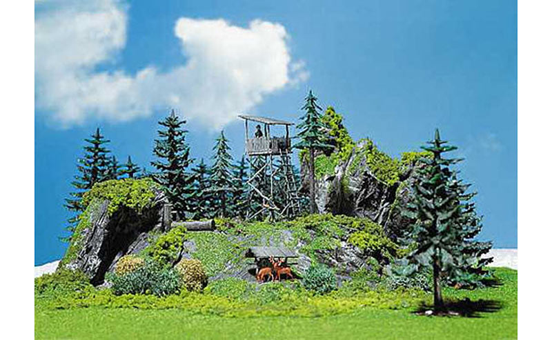 FALLER Hunters Lookout Tower Model Kit I HO Gauge 130290