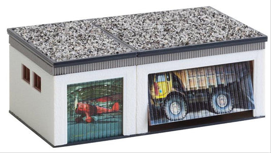 Faller 130319 Double Garage with Drive Mechanism Kit V HO