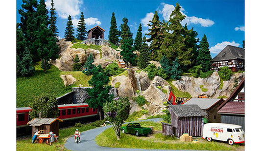 FALLER Goods Cableway Model Kit w/ Motor II HO Gauge 130323