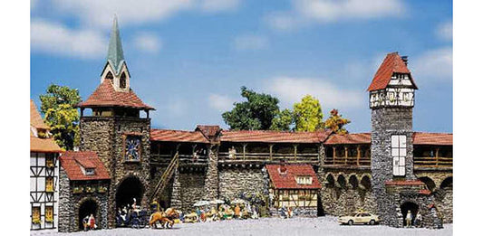 FALLER Old Town Wall Set Model Kit I HO Gauge 130401