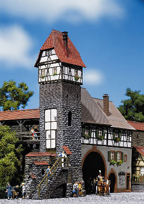 FALLER Old Town Tower House Model Kit I HO Gauge 130402