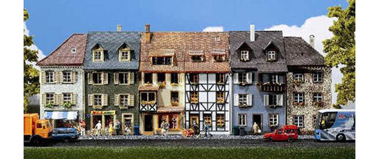 FALLER Low Relief Houses (6) Model Kit II HO Gauge 130430