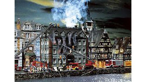 FALLER Burning Tax Office Model Kit I HO Gauge 130441