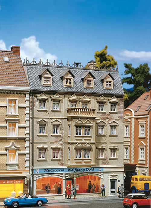 FALLER Dold Town Butchers Shop Model Kit VI HO Gauge 130451