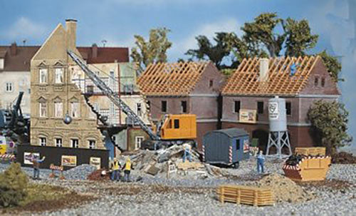 FALLER Town House Under Demolition Model Kit II HO Gauge 130466