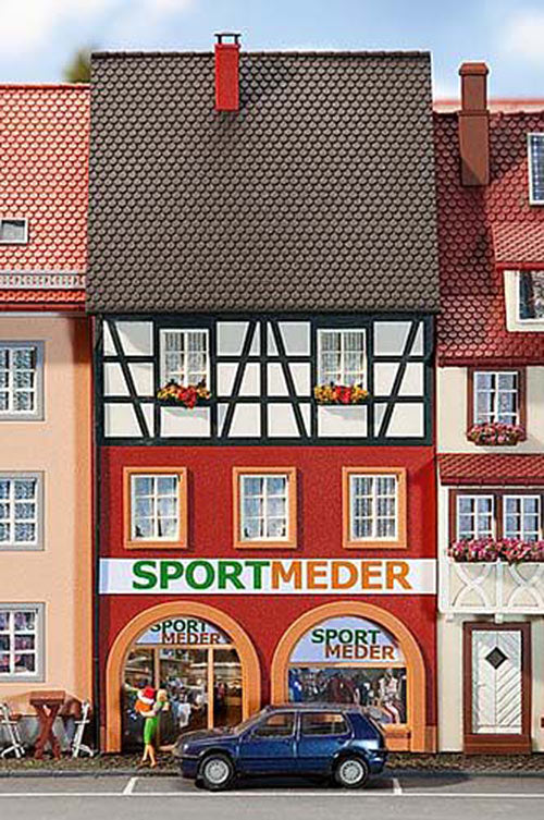 FALLER Sport Meder Sports Shop Model Kit III HO Gauge 130498