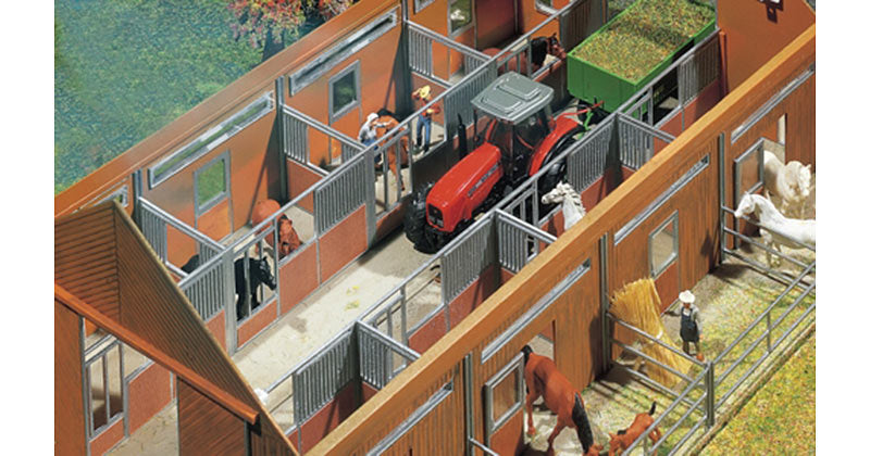 FALLER Stables Interior Equipment Model Kit V HO Gauge 130525