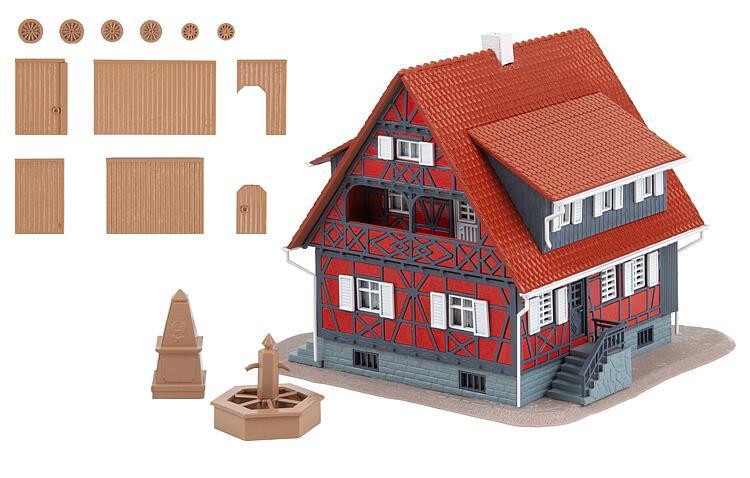 Faller 130587 Half Timbered House with Well Kit I HO