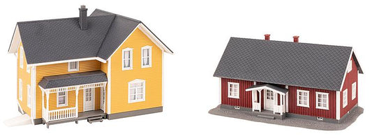 Faller Swedish Style Houses (2) Building Kit HO Gauge 130604