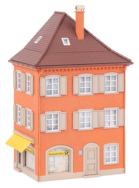Faller Corner House with Post Office Building Kit HO Gauge 130617