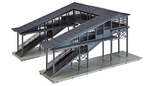 FALLER Station Footbridge Hobby Model Kit II HO Gauge 131378
