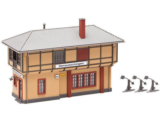 Faller FA131395 Donaueschingen Signal Box Hobby Kit III HO Gauge