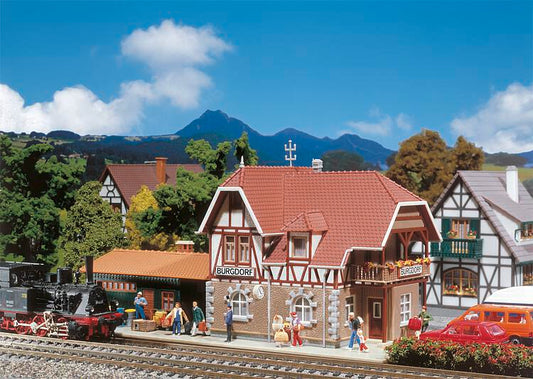 Faller Burgdorf Station Hobby Kit w/Lighting I FA131541 HO Gauge