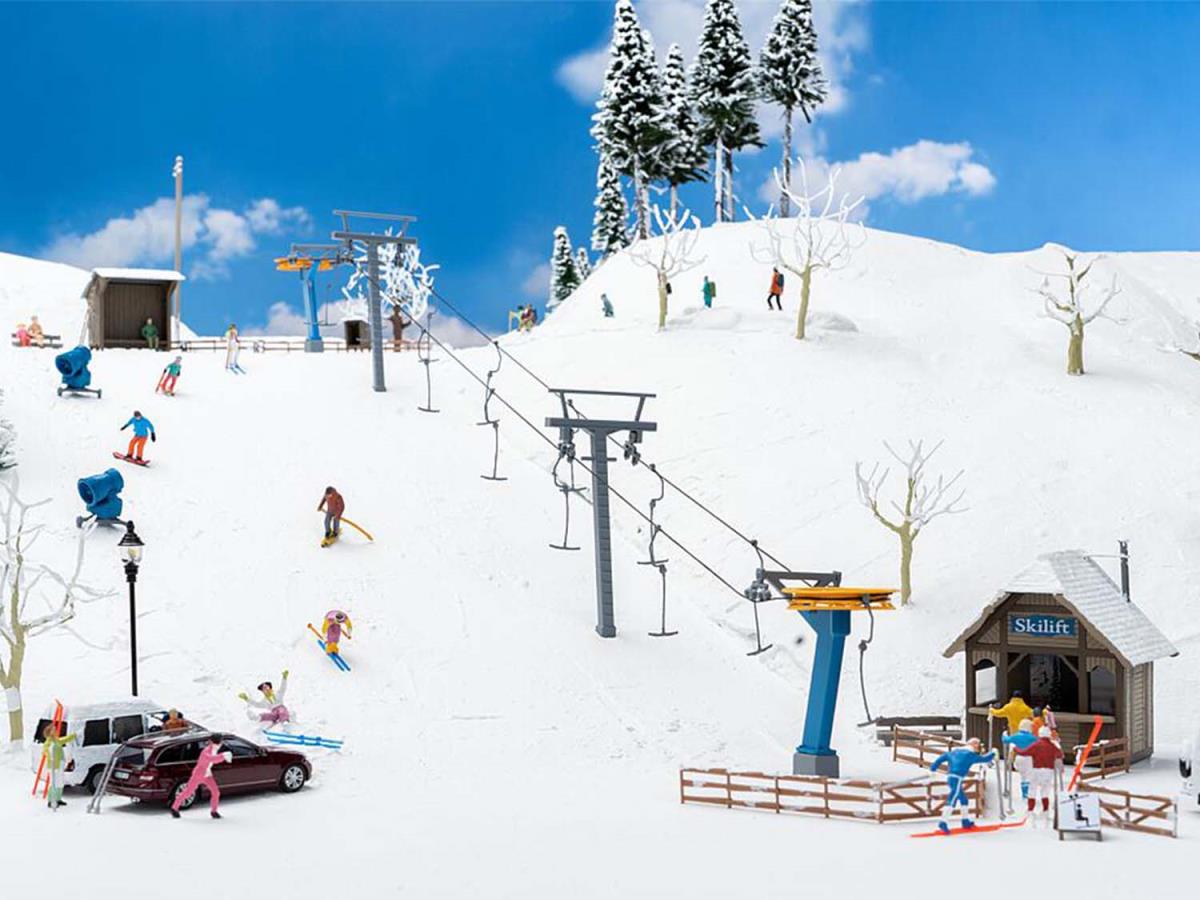 Faller Ski Lift Kit 134003 HO Gauge