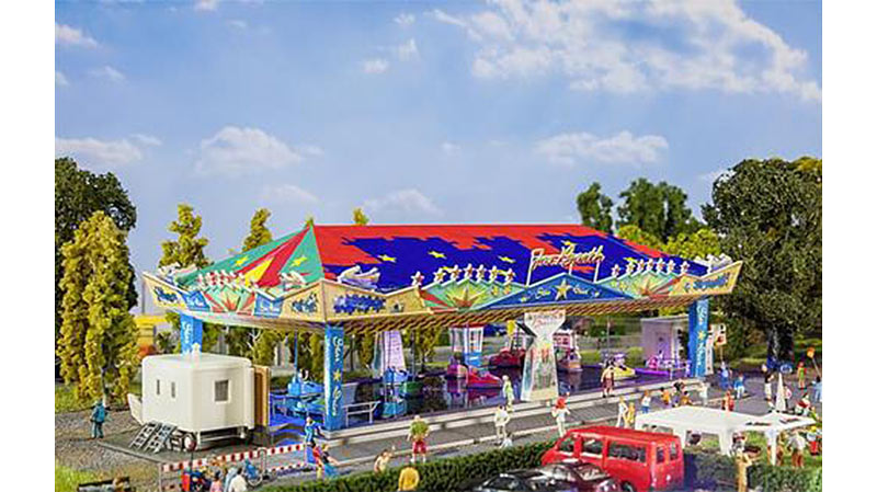 FALLER Star Drive Dodgem Fairground Model Kit w/ Motor V HO Gauge 140422