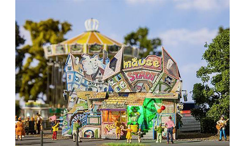 FALLER Mouse Town Funhouse Fairground Model Kit IV HO Gauge 140423
