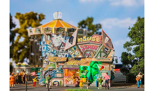 FALLER Mouse Town Funhouse Fairground Model Kit IV HO Gauge 140423