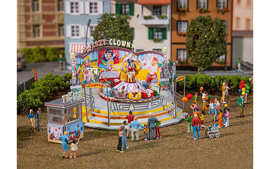FALLER Crazy Clown Ride Fairground Model Kit w/ Motor V HO Gauge 140424