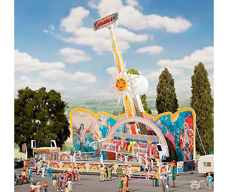 FALLER Rainbow Millenium Ride Fairground Model Kit w/ Motor V HO Gauge 140429
