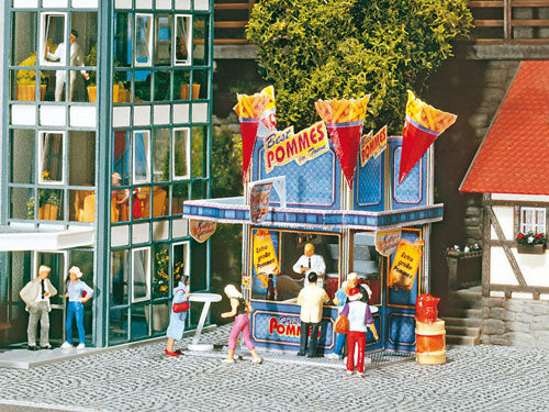 FALLER XXL French Fries Booth Fairground Model Kit V HO Gauge 140444