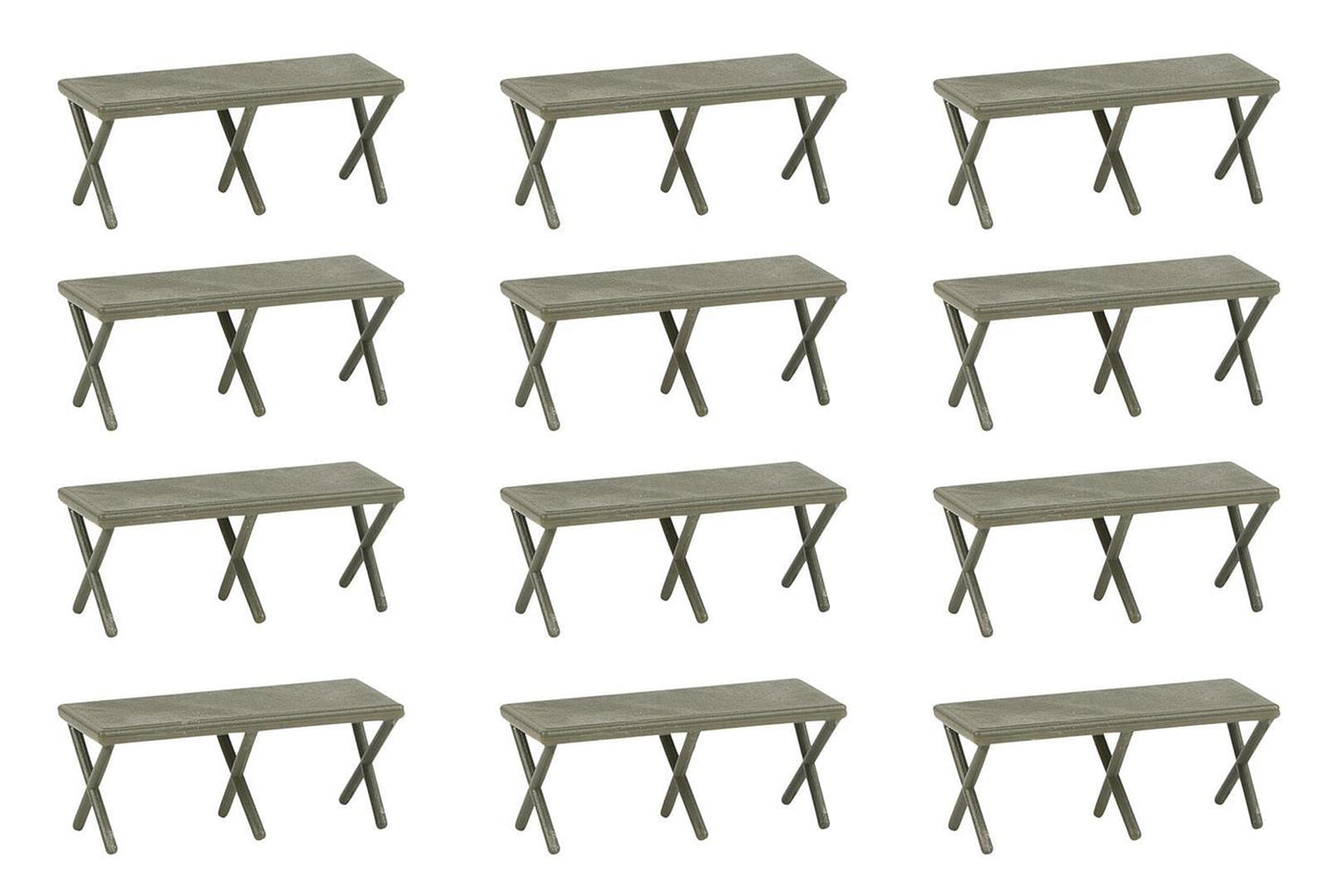 Faller Military Camp Beds (12) Kit FA144071 HO Gauge