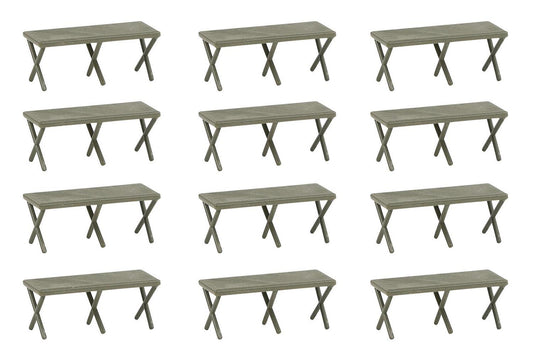 Faller Military Camp Beds (12) Kit FA144071 HO Gauge