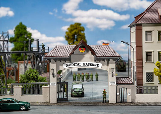 Faller Military Base Main Entrance Kit IV FA144100 HO Gauge