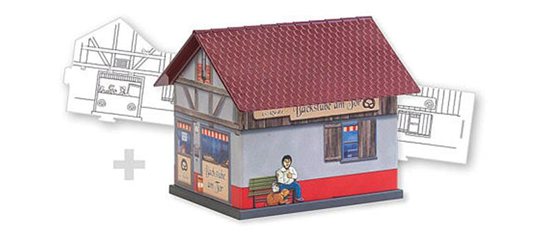 FALLER Basic Bakery (1 Paintable Model) HO Gauge 150170