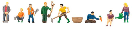 Faller In the Garden (8) Figure Set FA151604 HO Gauge