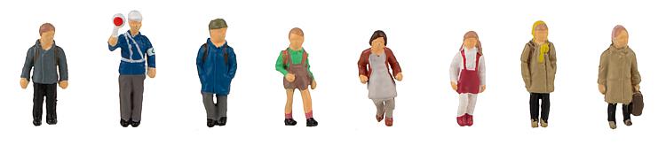 Faller Schoolchildren (8) Figure Set FA151622 HO Scale