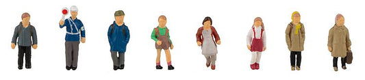 Faller Schoolchildren (8) Figure Set FA151622 HO Scale
