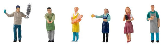 Faller 151641 Market Sellers (6) Figure Set HO