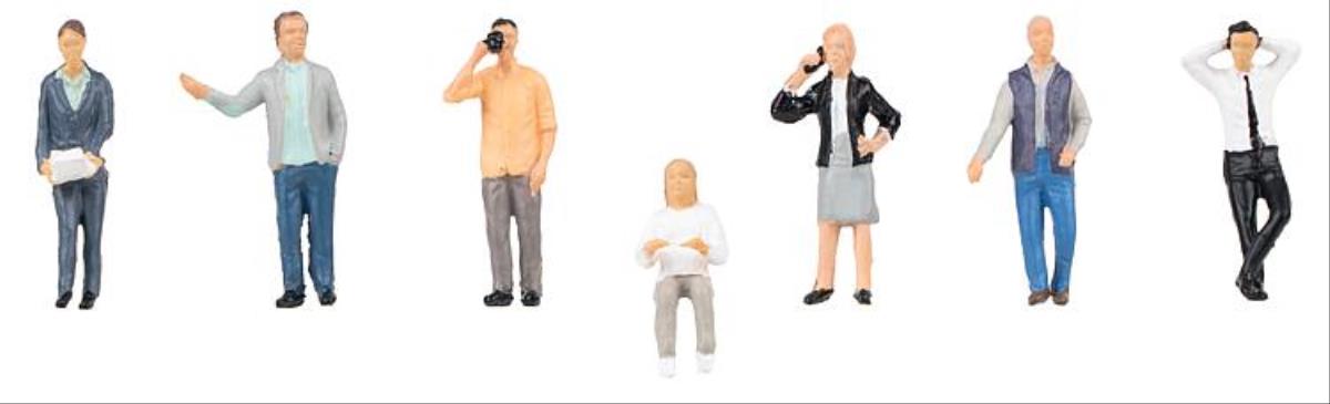 Faller 151651 Office Workers (7) Figure Set HO