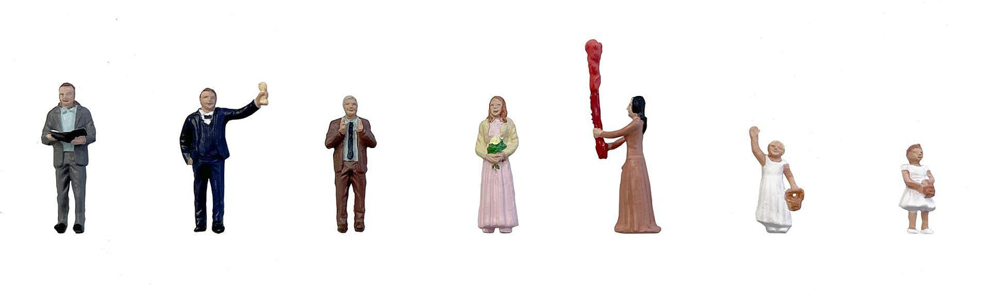 Faller 151653 Wedding Guests Figure Set HO