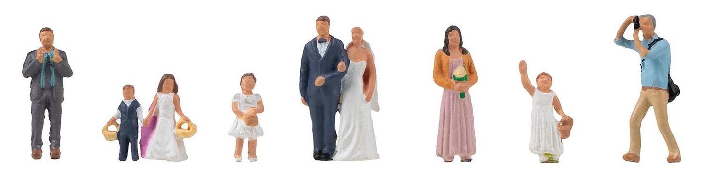 Faller At the Wedding Reception Figure Set FA151676 HO Gauge