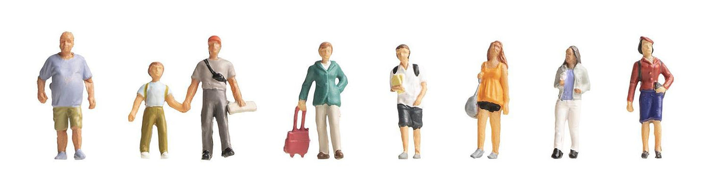 Faller Tourists (8) Figure Set FA151677 HO Gauge